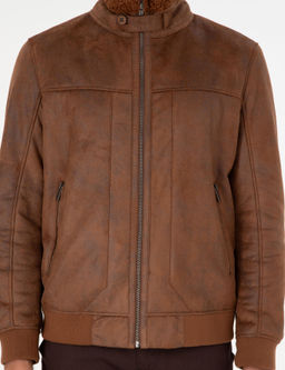 Taba K_rk Detayl_ Deri Ceket - Pierre cardin фото 7