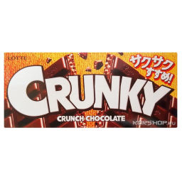 Хрустящий шоколад Кранки Crunky Lotte, Япония, 45 г Акция