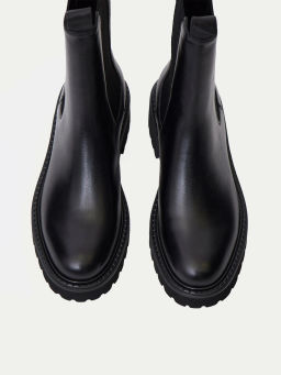 Ботинки Emka Челси кожа черные  фото 4