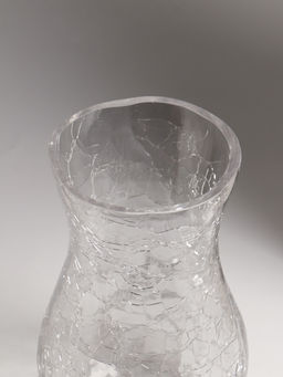 Ваза «Паутинка», грация, 19.5×10.5 см, стекло, прозрачная