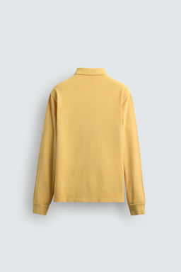 POLO PIQU? REGULAR FIT LAVADO / Amarillo - Zara фото 8