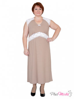 Ночная сорочка Модель №206 размеры 44-80 - Plusmoda фото 4
