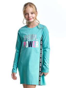 Платье для девочки UD 6346 бирюза - Mini maxi фото 4