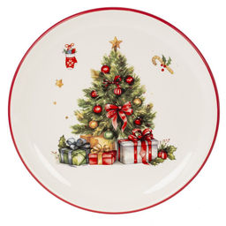 Тарелка "Елочка", D21 см, L21 W21 H2 см