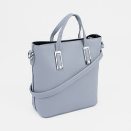 Сумка-тоут на молнии, цвет голубой - Simaland фото 2