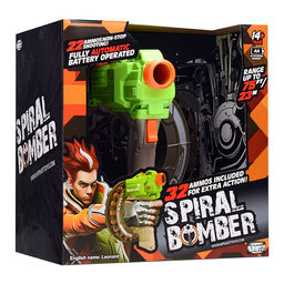 Бластер "Ярость" с мягкими пулями. в коробке