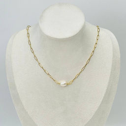 Кулон на цепочке из Жемчуга 42 см +