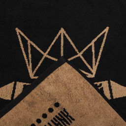 Полотенце махровое Этель «Любимый папа», 50×90 см, 100% хлопок, 420 г/м², чёрно-золотое