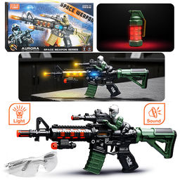 Автомат "Взрывной штурм" (свет, звук) на батарейках, в коробке