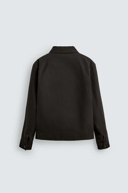 SOBRECAMISA ACOLCHADA BOLSILLOS / Chocolate - Zara фото 8