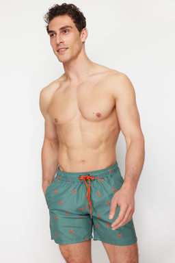 TRENDYOL MAN Lacivert Standart Fit Yengec Desenli Deniz Sortu TMNSS24DS00006 - Trendyolmilla фото 13