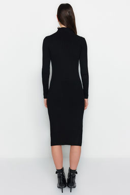 TRENDYOLMILLA Murdum Midi Triko Cut Out/Pencere Detayl? Elbise TWOAW24EL00028  фото 6