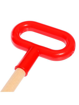 Лопата детская, деревянный черенок, 60 см, МИКС