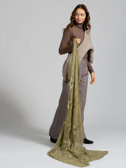 ВИСКОЗА ШЕРСТЬ Палантин ZV-18-14 - Tantino фото 2