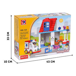Конструктор KIDS HOME TOYS «Городская больница», 50 деталей