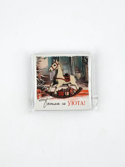 Набор магнитов новогодних «Винтаж» полимер 24 шт.