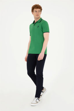 Мужская зеленая футболка - U.s. polo assn фото 4