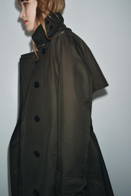 WATER REPELLENT DOUBLE-BREASTED TRENCH COAT ZW COLLECTION - Zara фото 4