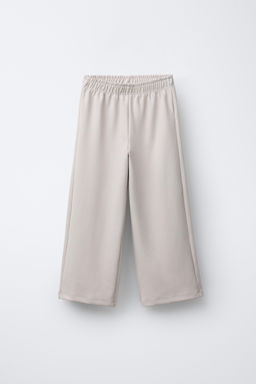 INTERLOCK SWEATSHIRT AND WIDE-LEG TROUSERS SET - Zara фото 4