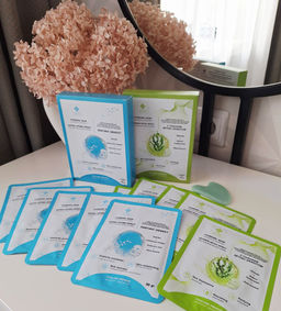 Маска Гидрогелевая  Алоэ, Коллаген и Растительные Экстракты  THAI TALAY 30 мл