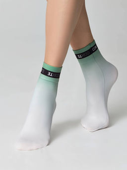 Цена за 2 пары. Носки Классические CONTE FANTASY Плотные носки с рисунком Mint mix - Conte elegant фото 2