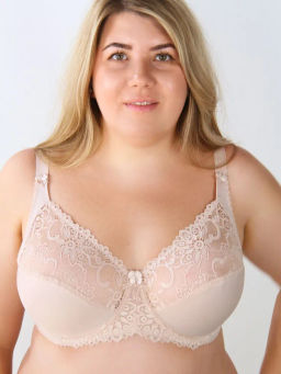 Бюстгальтер Misstyle 2504 Серебристый пион