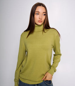 Водолазка #ОКТ06, оливковый - Dommod фото 5