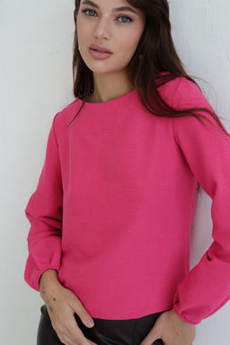Блуза прямого силуэта с вырезом лодочка - Martichelli фото 33