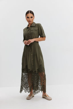 Платье Vesnaletto 4458-2 хаки