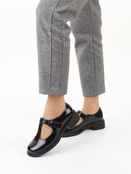 06-M47-16 BLACK Туфли женские (натуральная кожа)