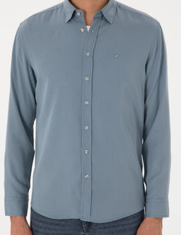 Koyu Mavi Regular Fit Uzun Kollu G_mlek - Cacharel фото 6