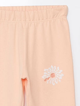 Beli Lastikli Bask?l? K?z ?ocuk Jogger E?ofman Alt? - Waikiki фото 3