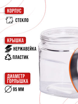 31060 Банки для сыпучих 3пр1,55+1,05+0,750л.MB (х4) - Mayer&boch фото 10