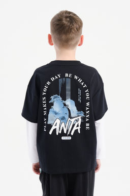 Лонгслив Черный