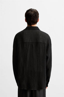 JACQUARD LINEN/COTTON SHIRT - Zara фото 3