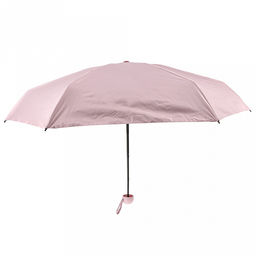 Зонт-мини механический Палитра UPF50+ ткань эпонж (полиэстер) + черное УФ-покрытие, 6 лучей, д/купола 90см, 5 сложений, 18см в сложенном виде, механизм против ветра, ручка с покрытием soft-touch, цвет розовый, 218гр (Китай) - Домашняя мода фото 2