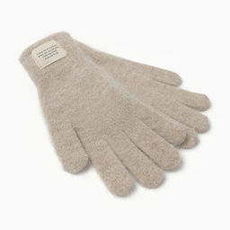 Перчатки женские MIST с шерстью кролика, размер 22 см, бежевые