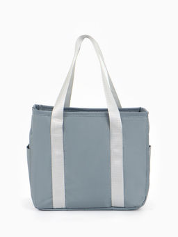 Термосумка на молнии, 6.4 л, серая