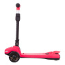 Самокат четырехколесный складной с паром