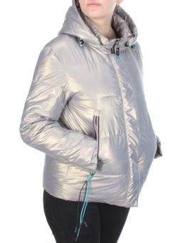 8262 SILVER Куртка демисезонная женская BAOFANI (100 гр. синтепон)