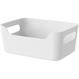 Цена за 2 шт. Корзинка универсальная для хранения "SCANDI", белый, 24*17*9см, 3,1л