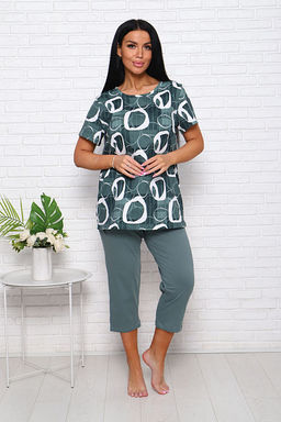 Костюм с бриджами (00983, зеленый) - Плиона фото 5