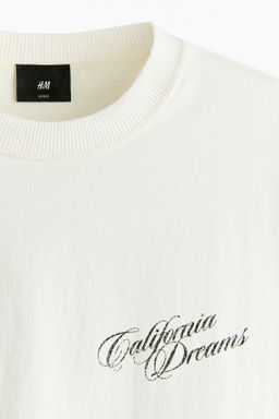 Camiseta con motivo estampado Loose Fit - H&m фото 9