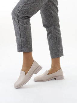 06-M47-1 BEIGE Туфли женские (натуральная кожа)