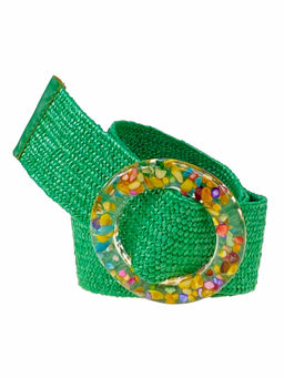 Ремень женский из натуральной кожи, цвет черный - Greta фото 6