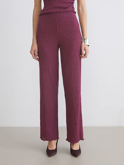 Beli Lastikli Dokulu Kad?n Pantolon