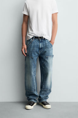 FADED CARPENTER JEANS - Zara фото 2