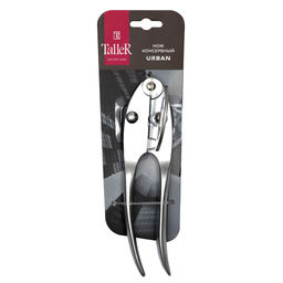 Консервовскрыватель металлический TalleR 17,1х4,2х6,6, цинковый сплав, никелированная матовая поверхность, в блистере (Китай) - Домашняя мода фото 6