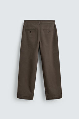 PANTAL?N CHINO STRAIGHT FIT / Marr?n - Zara фото 7