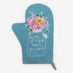 Цена за 2 шт. Варежка-прихватка «Доляна» В горошек 20×28 см, габардин, 35% хлопок, 65% п/э, ватин 250 г/м²